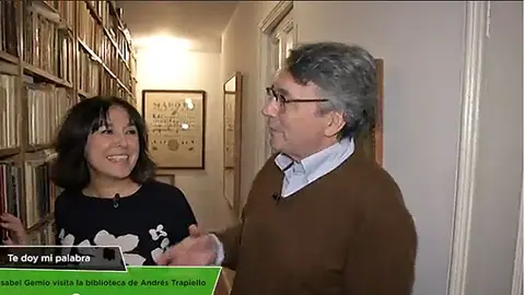 Isabel Gemio con el escritor Andrés Trapiello Isabel Gemio con el escritor Andrés Trapiello