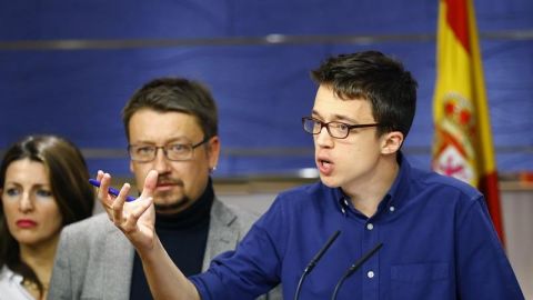 El portavoz de Podemos en el Congreso, &Iacute;&ntilde;igo Errej&oacute;n