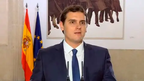 El líder de Ciudadanos, Albert Rivera El líder de Ciudadanos, Albert Rivera