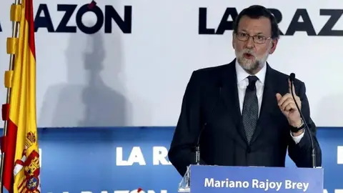 Mariano Rajoy en la sede de La Razón Mariano Rajoy en la sede de La Razón