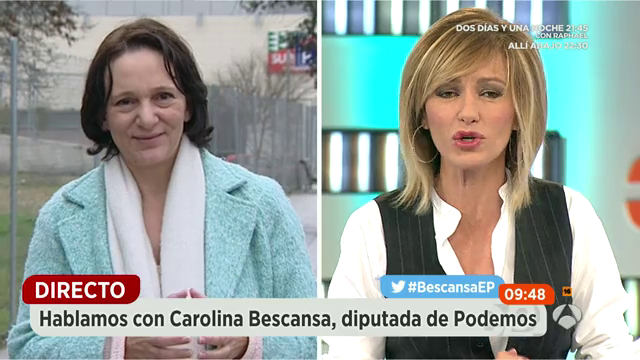 Bescansa: "España está abocada a una parálisis institucional por una decisión del PSOE" Bescansa: "España está abocada a una parálisis institucional por una decisión del PSOE"