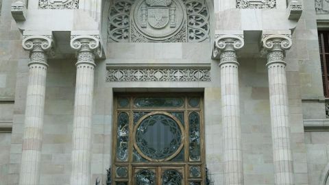 Fachada del Tribunal Superior de Justicia de Catalu&ntilde;a