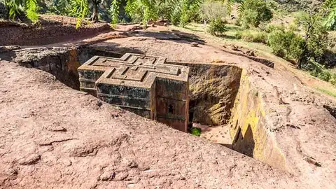 Iglesias subterráneas de Lalibela, Etiopía Iglesias subterráneas de Lalibela, Etiopía