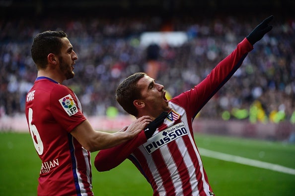 Griezmann pinta de rojiblanco el Bernabéu Griezmann pinta de rojiblanco el Bernabéu