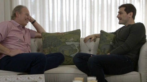 Iker Casillas con Bert&iacute;n Osborne