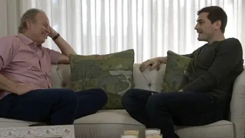 Iker Casillas con Bertín Osborne Iker Casillas con Bertín Osborne