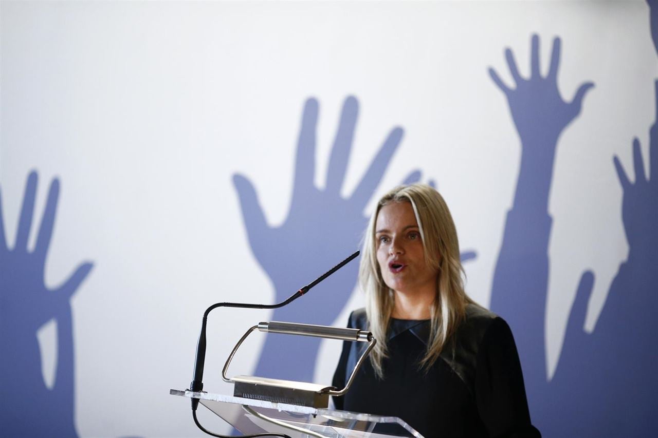 María del Mar Blanco: "Otegi seguirá siendo la misma persona que entró en la cárcel aunque se le reciba como un héroe" María del Mar Blanco: "Otegi seguirá siendo la misma persona que entró en la cárcel aunque se le reciba como un héroe"