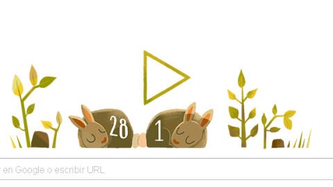 Doodle de Google dedicado a 2016, a&ntilde;o bisiesto
