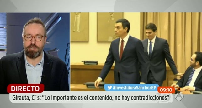 Juan Carlos Girauta: "¿Dónde está el tripartito que anunciaba el Partido Popular?" Juan Carlos Girauta: "¿Dónde está el tripartito que anunciaba el Partido Popular?"