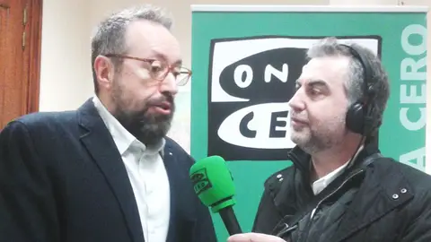Juan Carlos Girauta con Carlos Alsina en el Congreso El diputado de Ciudadanos, Juan Carlos Girauta durante una entrevista con Carlos Alsina en el Congreso