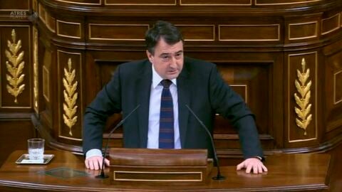 El portavoz del PNV, Aitor Esteban, en el Congreso de los Diputados