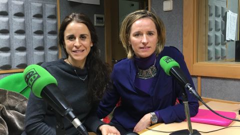 Mar&iacute;a Sanabdon y Cristina Larrayoz