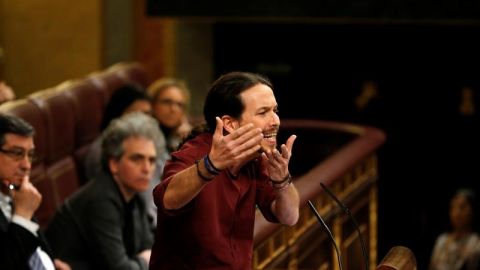 El l&iacute;der de Podemos, Pablo Iglesias