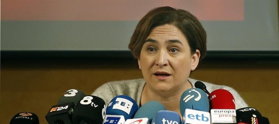 La alcaldesa de Barcelona, Ada Colau La alcaldesa de Barcelona, Ada Colau