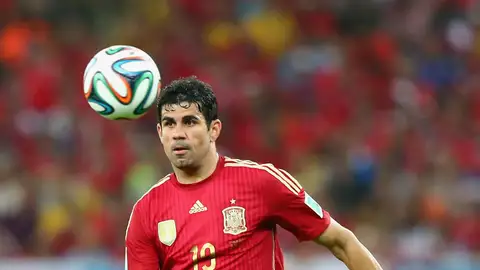 Diego Costa, en un partido con España Diego Costa, en un partido con España