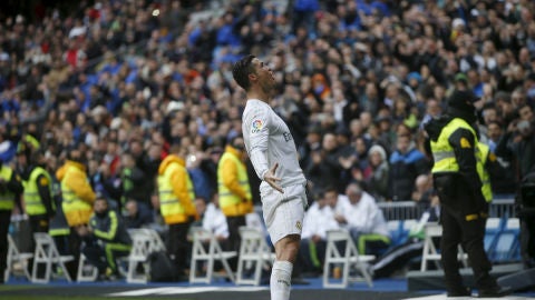Cristiano celebra un gol