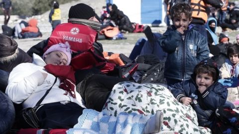 Refugiados en Grecia