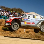 Dani Sordo, en el Rally de México Dani Sordo, en el Rally de México