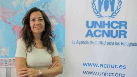 Mar&iacute;a jes&uacute;s vega, portavoz de ACNUR