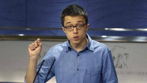El portavoz de Podemos en el Congreso, &Iacute;&ntilde;igo Errej&oacute;n