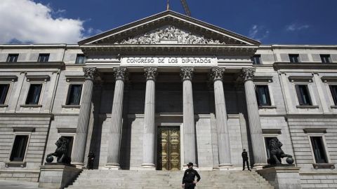 Fachada del Congreso de los Diputados