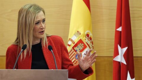 La presidenta de la Comunidad de Madrid, Cristina Cifuentes