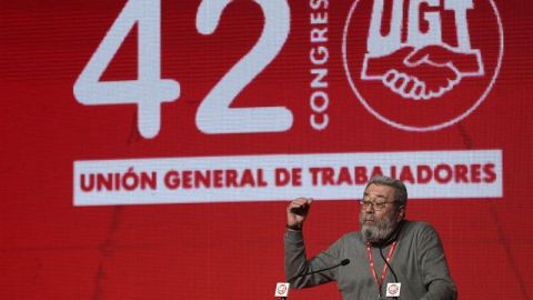 El secretario general de UGT, C&aacute;ndido M&eacute;ndez