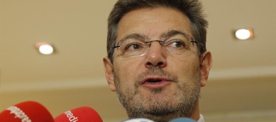 El ministro de Justicia, Rafael Catalá El ministro de Justicia, Rafael Catalá