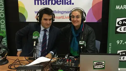 Pablo Gimeno con Concha Montes Smart Living Marbella 2016