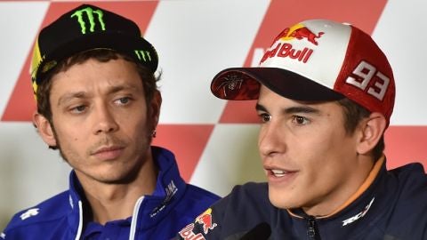 Rossi y M&aacute;rquez