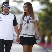 Lara Álvarez y Fernando Alonso