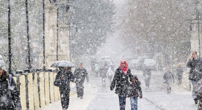 Nieve en cotas inferiores a los 1.000 metros en el norte Nieve en cotas inferiores a los 1.000 metros en el norte