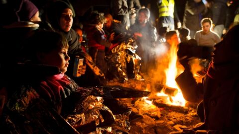 Refugiados en Grecia