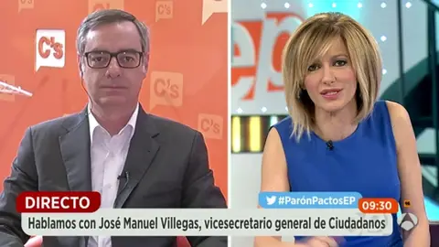 José Manuel Villegas en Espejo Público José Manuel Villegas en Espejo Público