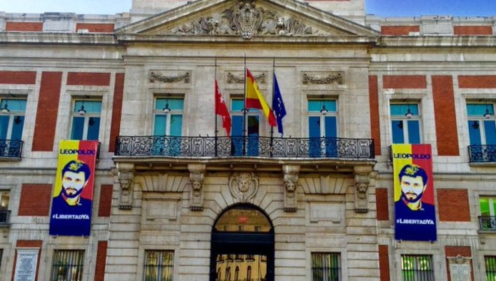 Fachada de la Real Casa de Correos, sede de la Presidencia de la Comunidad de Madrid
