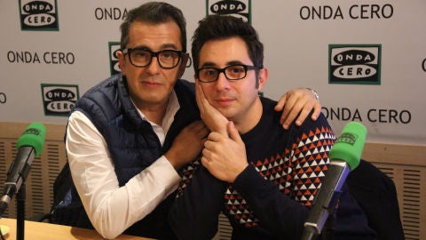Andreu Buenafuente y Berto Romero durante una entrevista en M&aacute;s de uno