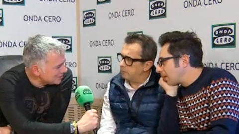 Andreu Buenafuente y Berto Romero durante la &uacute;ltima pregunta de Juan Ram&oacute;n Lucas