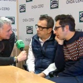 Andreu Buenafuente y Berto Romero durante la última pregunta de Juan Ramón Lucas