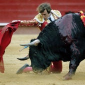 El torero valenciano Román, único matador de toros que cortó una oreja