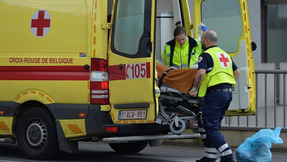 Una ambulancia en Bruselas