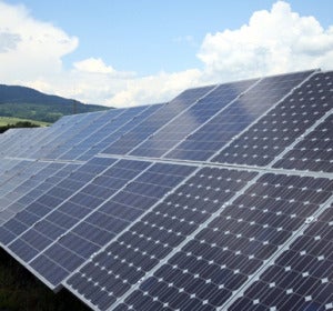 Imagen de paneles solares Imagen de paneles solares