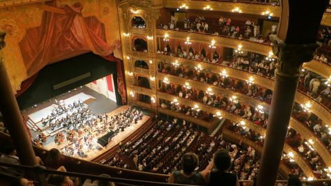 Palco de un teatro