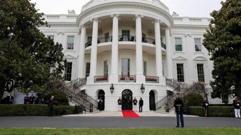 La Casa Blanca en Washington DC (EE.UU.). 
