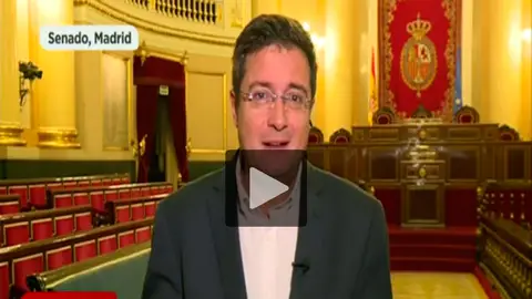 Óscar López durante una entrevista en Espejo Público Óscar López durante una entrevista en Espejo Público