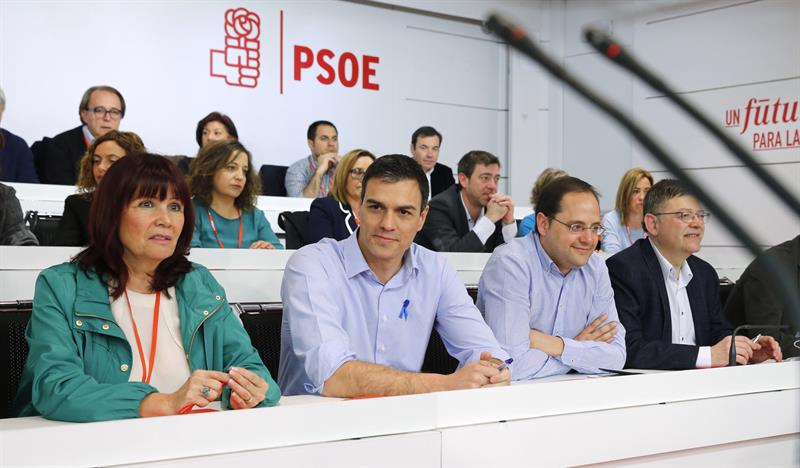 Arrancan las primarias del PSOE marcadas por la ausencia de rivales para Pedro Sánchez Arrancan las primarias del PSOE marcadas por la ausencia de rivales para Pedro Sánchez