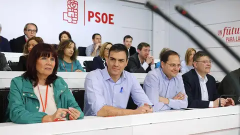 Pedro Sánchez en la reunión del Comité Federal del PSOE Pedro Sánchez en la reunión del Comité Federal del PSOE