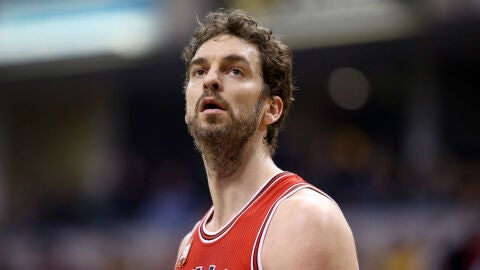 Pau Gasol, en un partido con los Bulls