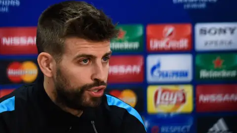 Gerard Piqué, en rueda de prensa Gerard Piqué, en rueda de prensa