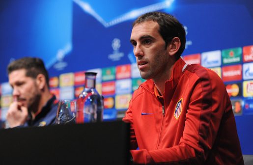 Diego Godín: "Estoy al cien por cien" Diego Godín: "Estoy al cien por cien"