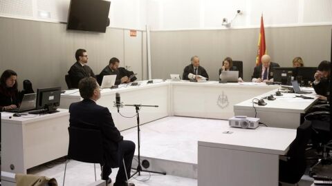 El exembajador de Espa&ntilde;a en Finlandia Marcos Vega G&oacute;mez, durante su declaraci&oacute;n en la Audiencia Nacional